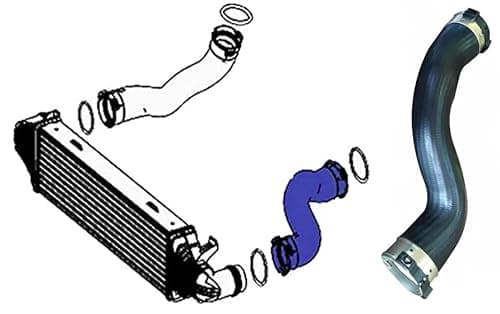 Image of appRUN LEFT CHARGE AIR INTERCOOLER TURBO HOSE PIPE FOR C-CLASS CLS E-CLASS 2045282182