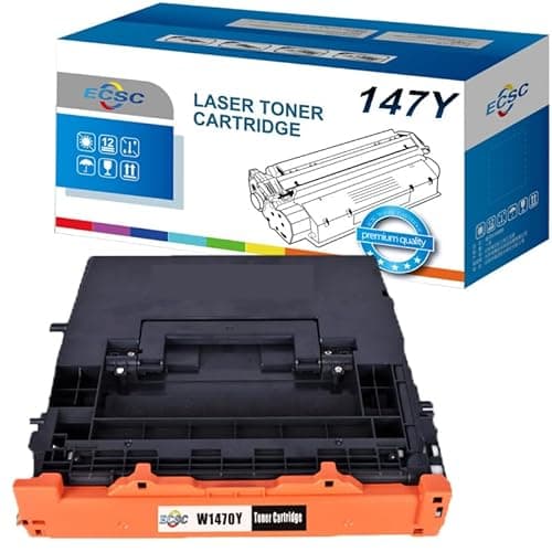 Image of ECSC Toner Cartridge W1470Y / 147Y For Printer, Compatible With HP LaserJet Enterprise M610 M610dn M610n M611 M611dn M611n M611x M612 (Black, 1-Pack)