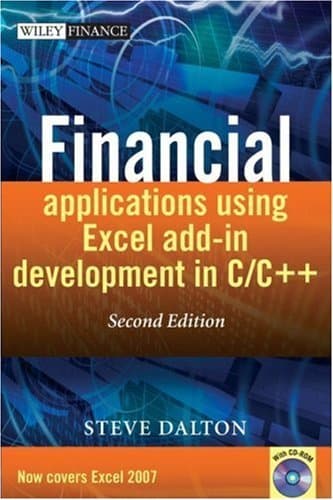 Image of Financial Applications using Excel Add-in Development in C/C++