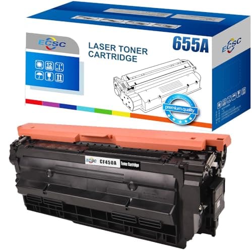 Image of ECSC Toner Cartridge CF450A For Printer, Compatible With HP Colour LaserJet Enterprise Flow MFP M681z MFP M682z M652dn M652n M653dn (Black, 1-Pack)