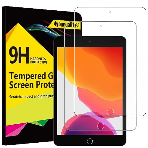Image of 4youquality [2-Pack Screen Protector for iPad mini 5/4 (2019/2015 Model, 5th/4th Generation), Tempered Glass Film, Anti-Scratch, Impact-Resistant