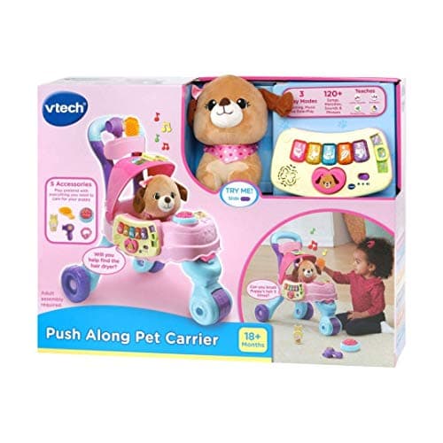 Image of VTech Push Along Pet Carrier Roleplay Push Along Pet Carrier Roleplay