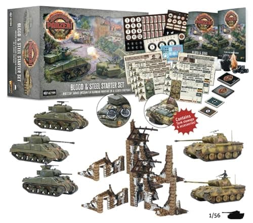 Image of Warlord Games Achtung Panzer! - Blood & Steel Starter Set