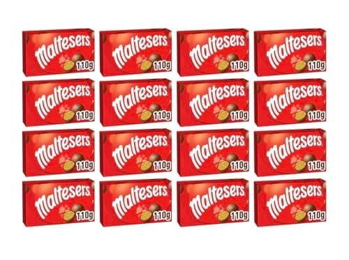 Image of Maltesers Chocolate Box, 110g, Pack of 16, Full Case
