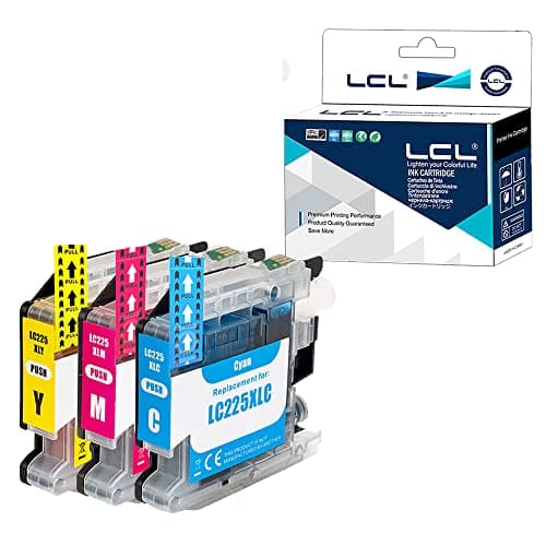 Image of LCL LC225 Ink Cartridge Compatible with Brother LC225 LC225XL LC225XLC LC225XLM LC225XLY for MFC-J4420DW J4620DW J4625DW DCP-J4120DW MFC-J5320DW J5620DW J5625DW J5720DW (1Cyan 1Magenta 1Yellow)