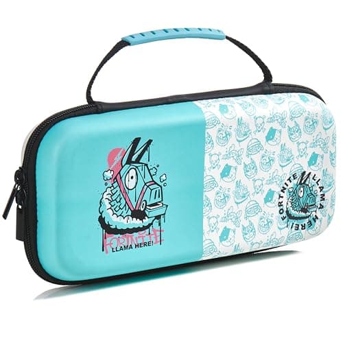 Image of Numskull Fortnite Nintendo Switch Case – Official Llama Hard Shell Carrying Case with Game Cartridge Storage, Soft Inner Lining