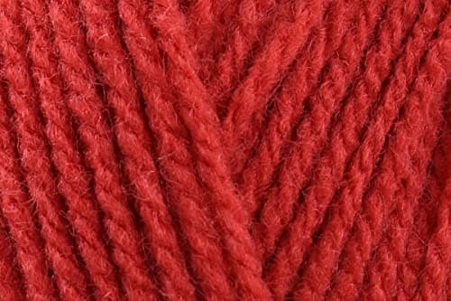 Image of Sirdar Hayfield Bonus DK Crochet Yarn, 100% Acrylic Double Knitting Wool for Toys, Jumpers, Sweaters - 100g Ball - Soft Red (617) - Single (1 Ball)
