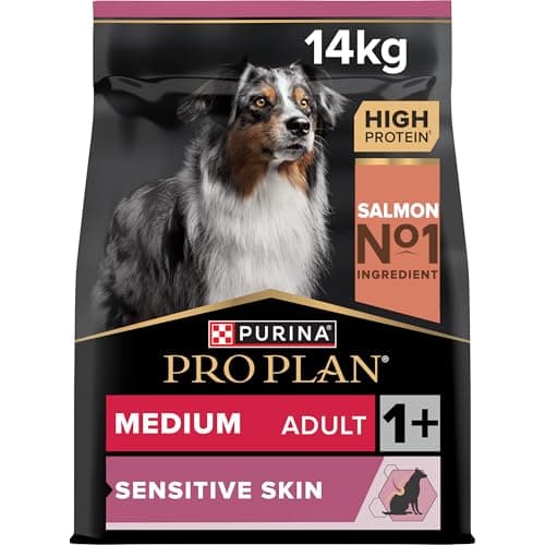 Image of PRO PLAN Medium Sensitive Skin Adult 1+ Dry Dog Food Salmon 14kg Pack