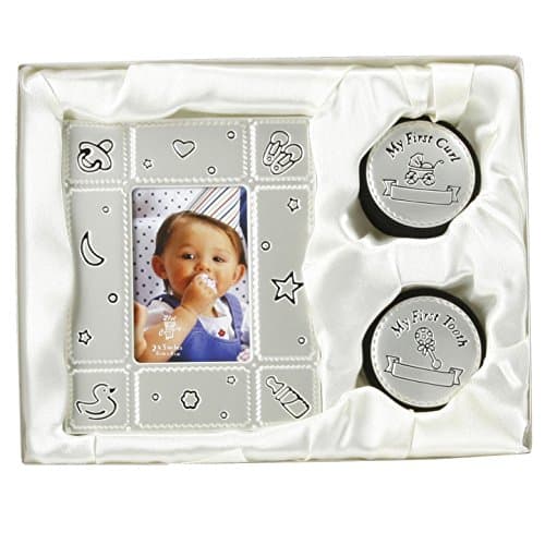 Image of My First Curl , Tooth and Photo Frame Silver