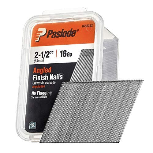 Image of PASLODE 2,000-Count 2-1/2 Inch 16-Gauge Angled Galvanized Finish Nails