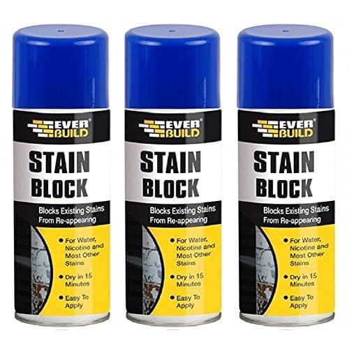 Image of 3 x Everbuild EVBSTAINSTP 400 ml Stain Block Spray