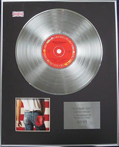 Image of Century Music Awards BRUCE SPRINGSTEEN - Limited Edition CD Platinum Disc - BORN IN THE USA