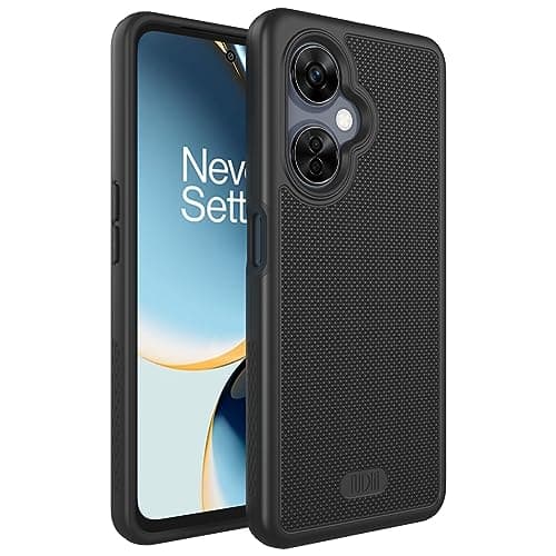 Image of TUDIA DualShield Grip Designed for OnePlus Nord CE 3 Lite 5G Case (2023), [MergeGrip] Dual Layer Shockproof Slim Military Grade Non-Slip Tough Heavy Duty Protective Phone Case Cover (Black)