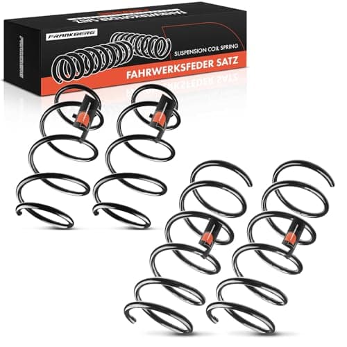 Image of Frankberg 4x Coil Spring Suspension Front Rear Compatible with KA RU8 1.2L Hatchback 2008-2016 Replace# 1639583