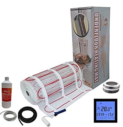 Image of Electric Underfloor Pro Elite Heating kit 150w - 10.0m2 - Black Touch Thermostat