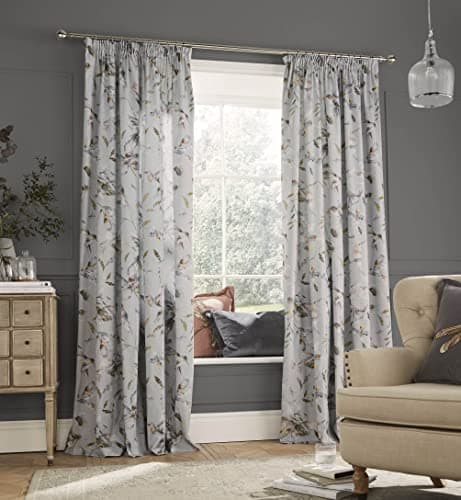 Image of Voyage Maison Tafuna Lined Eyelet Curtains in Dawn (168cm x 229cm (66" x 90"))