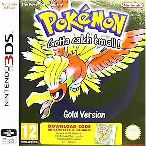 Image of 3DS Pokemon Gold Packaged Download Code (Nintendo 3DS)