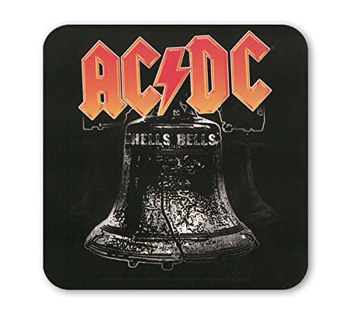 Image of LKK AC/DC Coaster Pack Hells Bells (6) Glasses Coasters