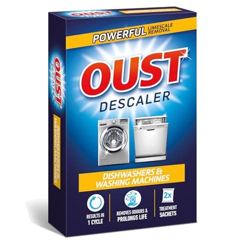Image of Oust Dishwasher & Washing Machine Descaler - 2 x 75g Sachets