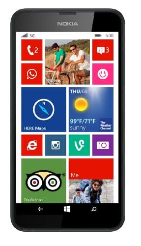 Image of Nokia Lumia 630 4.5 inch Sim Free Windows Smartphone - Black