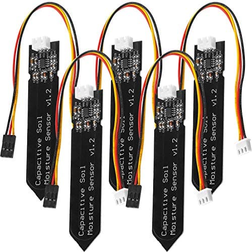 Image of AZDelivery 5 x Soil Moisture Sensor Hygrometer Module V1.2 capacitive compatible with Arduino including E-Book!