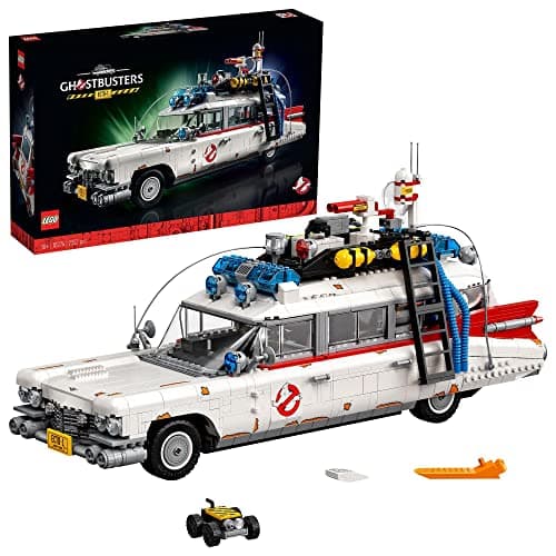 Image of LEGO Icons Ghostbusters ECTO-1 Car Kit, Large Set for Adults, Gift Idea for Men, Women, Her, Him, Collectable Model for Display, Nostalgic Home Décor 10274