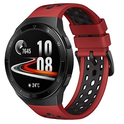 Image of HUAWEI WATCH GT 2e Smartwatch, 1.39 Inch AMOLED HD Touchscreen, 2-Week Battery Life, GPS and GLONASS, Auto-detects 6 Sport Modes, 15 Sport Activities Tracking, SpO2, Heartrate Monitoring, Lava Red