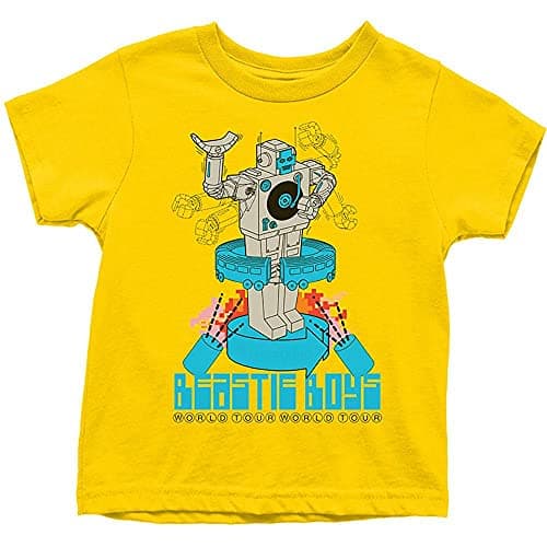 Image of The Beastie Boys Kids Tee: Robot - 11 - 12 Years - Yellow