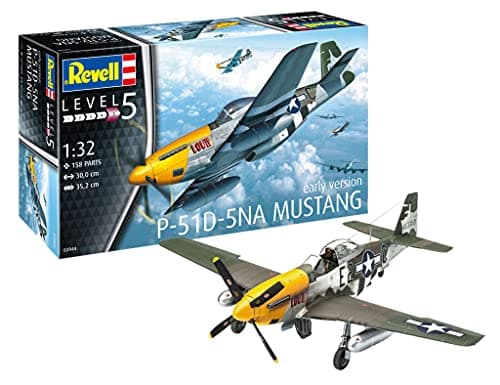 Image of Revell 03944 P-51D-5NA Mustang (early version) 1:32 Scale Unbuilt/Unpainted Plastic Model Kit