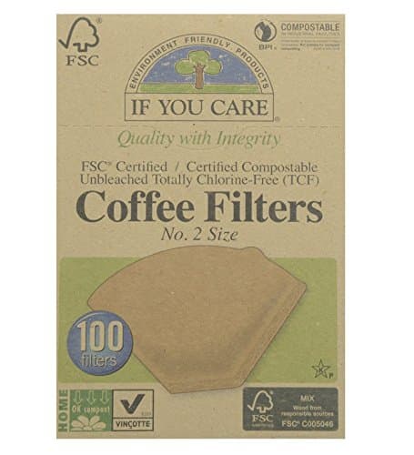 Image of If You Care | Coffee Filters No.2 - Small Unbleached | 2 x 100s