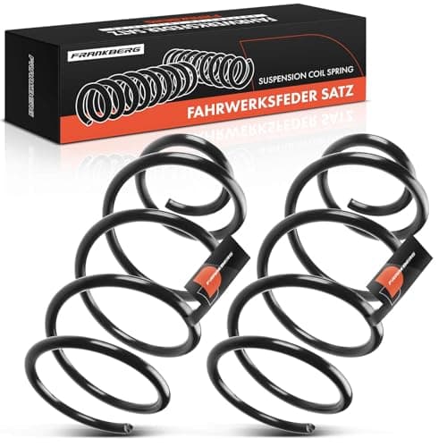 Image of Frankberg 2x Coil Spring Front axle Left Right Compatible with C-Max DM2 1.6L-2.0L 2007-2010 Focus C-Max 1.6L-2.0L 2003-2007 Replace# 1305334