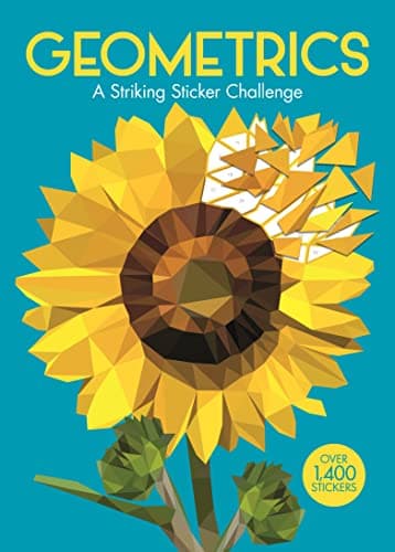 Image of Geometrics: A Striking Geometric Sticker Challenge (Sticker by Number Geometric Puzzles)