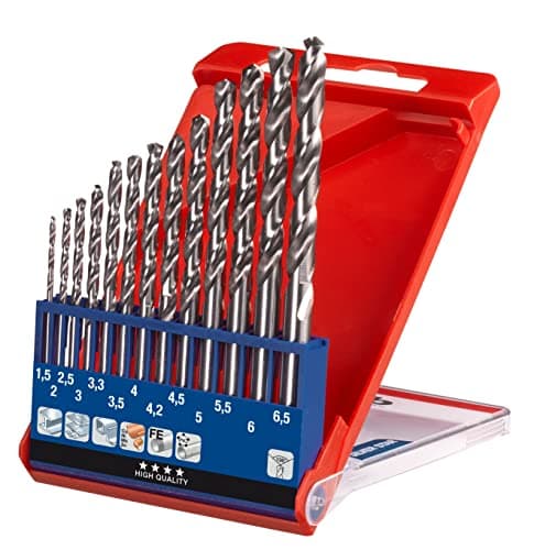 Image of kwb Silver Star Metal Drill Set, HSS-G - Drill Set, 13 Pieces for All Standard Drills