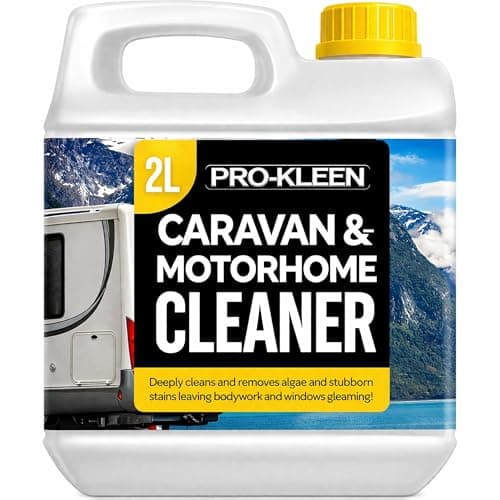 Image of Pro-Kleen Caravan and Motorhome Cleaner - Removes Black Streaks, Dirt, Algae and More - Super Easy to Use Formula (2 Litres)