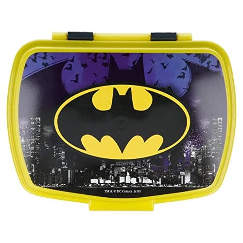 Image of OM SUPPLIES Batman Sandwich Lunch Snack Box Kids Children School (Batman)