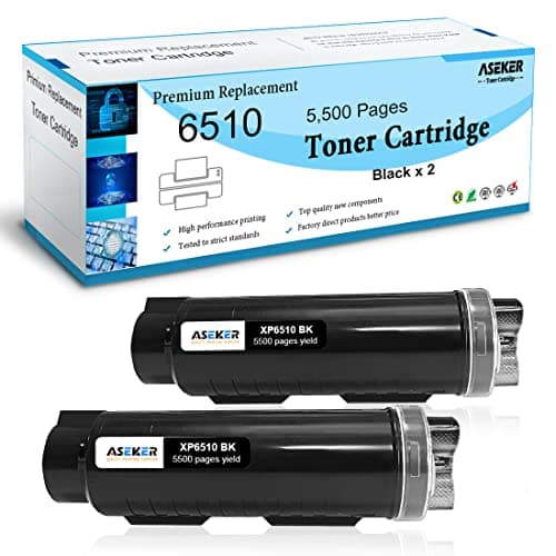 Image of 2 Black Compatible 6515 6510 Toner Cartridge 5500 Pages for Xerox WorkCentre 6515 6515DN 6515DNI 6515DNM 6515N Phaser 6510 6510DN 6510DNI 6510DNM 6510N Printers 106R03480 (2BK)