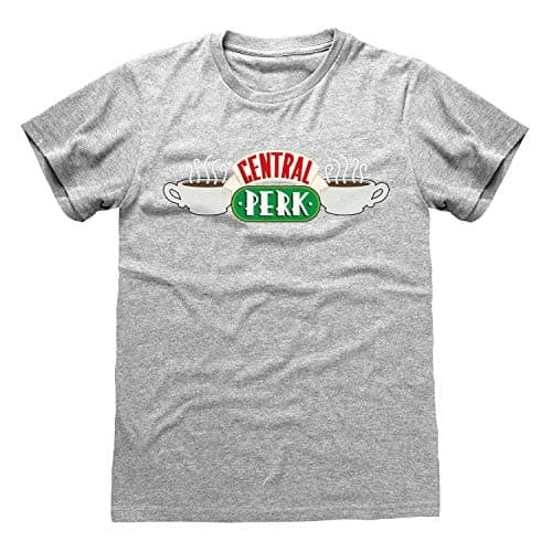 Image of Teesh Men's Premium Friends Central Perk T-Shirt (X-Large) Black