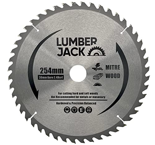 Image of LUMBER JACK TCT Circular Wood Saw Blade 254mm x 30mm x bore x 48T for Bosch Makita Dewalt etc