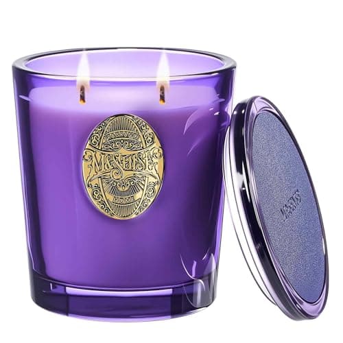 Image of M&SENSE Scented Candles Gifts for Women 560g Berry Deep, 2-Wick Natural Soy Wax Large Candle 110H Long Burning, Aromatherapy Candles Gift for Men, Perfect Halloween Christmas Birthday Gifts