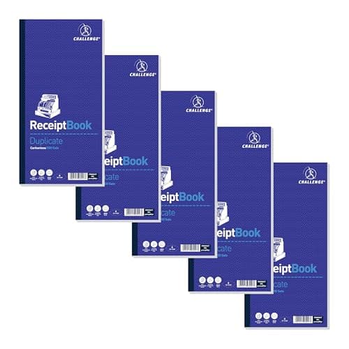 Image of Challenge Duplicate Receipt Book, Carbonless, 200 Pages, 1 pack (280 x 141 mm)