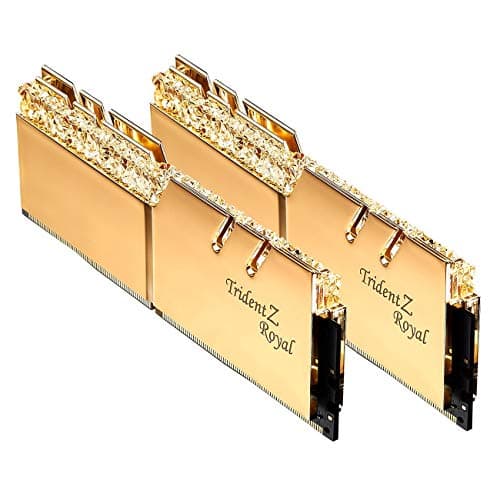 Image of G.Skill 16GB DDR4 Trident Z Royal Gold 3200Mhz PC4-25600 CL16 1.35V Dual Channel Kit (2x8GB)