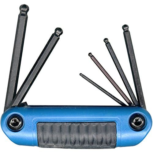 Image of EKLIND 25169 Ergo-Fold Fold-up Ball-Hex allen wrench - 6pc set Metric MM sizes 2-6