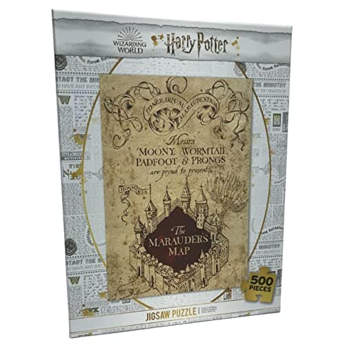 Image of Harry Potter Jigsaw Puzzle (500 Pieces) - Marauder's Map, brown, PUZZHP04