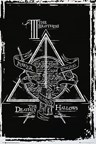 Image of GB eye Harry Potter Deathly Hallows Graphic 61 x 91.5cm Maxi Poster