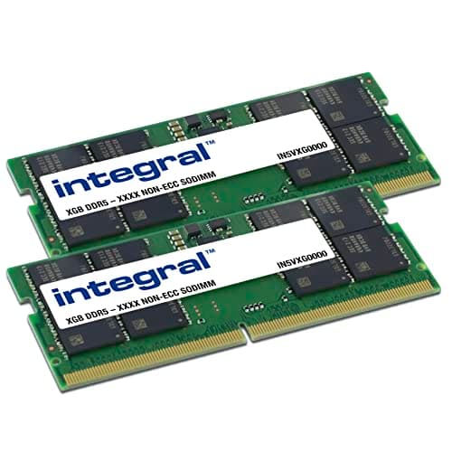 Image of Integral 32GB Kit (2x 16GB) DDR5 RAM 5600MHz SODIMM Laptop Notebook MacBook Memory Module