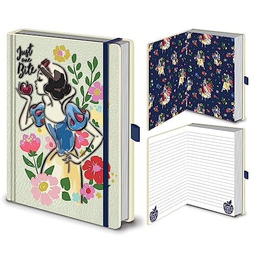 Image of Disney Snow White A5 Lined Notebook (Just One Bite Design) - Official Merchandise