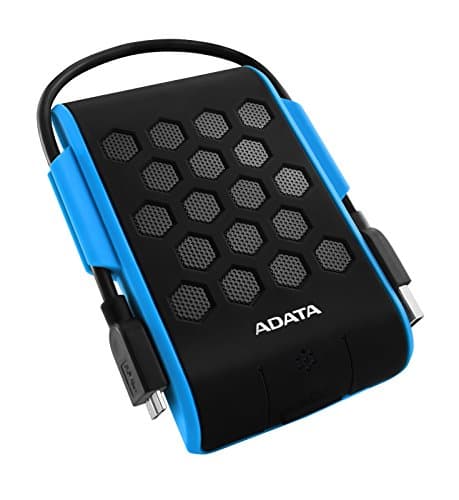 Image of ADATA HD720 2TB USB 3.0 High Speed G Shock Sensor IP68 Military Grade Waterproof Dustproof Shockproof Ruggedized External Hard Drive, Blue (AHD720-2TU3-CBL)