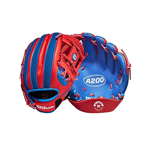 Image of Wilson 2022 A200 EZ Catch 10" Glove - Right Hand Throw, Royal/Red