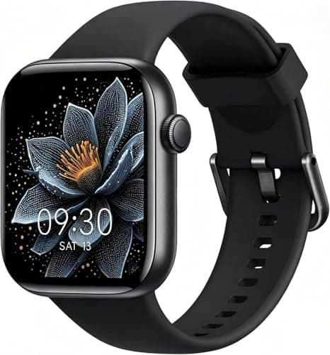 Image of Smart Watch for Men Women Answer/Make Call, 1.85" Smartwatch, Fitness Watch with Heart Rate Blood Pressure Sleep Monitor, 140+Sports, IP68 Waterproof Step Counter Watch Compatible with Android IOS