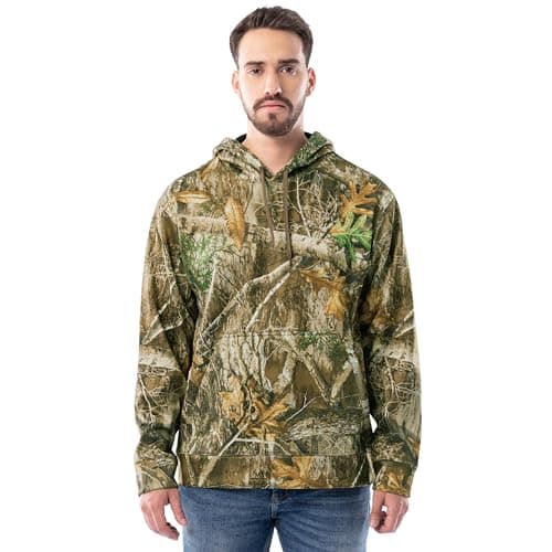 Image of Realtree Men's Performance Hooded Fleece Sweatshirt Edge Camo, XXL